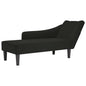 Fauteuil long avec accoudoir droit  velours - Imagem 1