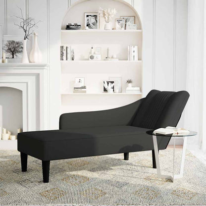 Fauteuil long avec accoudoir droit  velours - Imagem 2