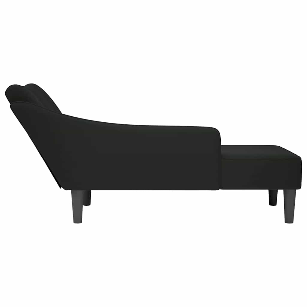 Fauteuil long avec accoudoir droit  velours - Imagem 5