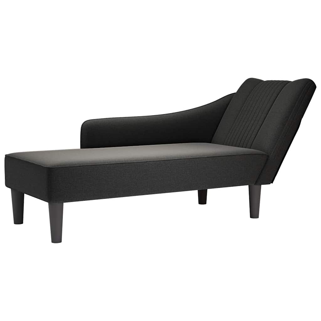 Fauteuil long avec accoudoir droit  tissu - Imagem 1