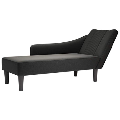 Fauteuil long avec accoudoir droit  tissu - Imagem 1