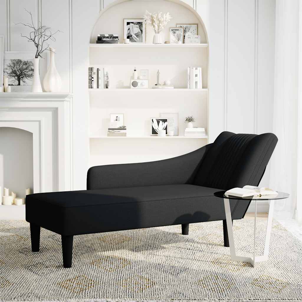 Fauteuil long avec accoudoir droit  tissu - Imagem 2