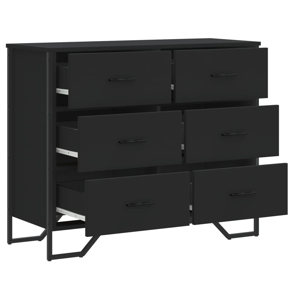 Commode  91x35,5x74,5 cm bois d'ingénierie - Imagem 7