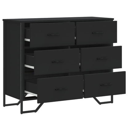 Commode  91x35,5x74,5 cm bois d'ingénierie - Imagem 7