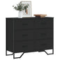 Commode  91x35,5x74,5 cm bois d'ingénierie - Imagem 1