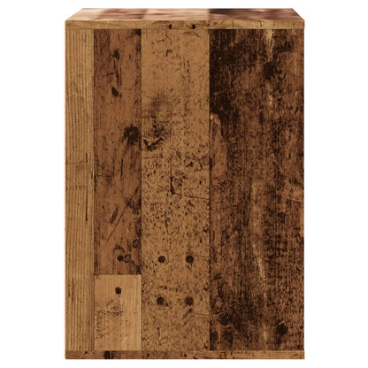 Commode d'angle vieux bois 60x41x58 cm bois d'ingénierie - Imagem 6