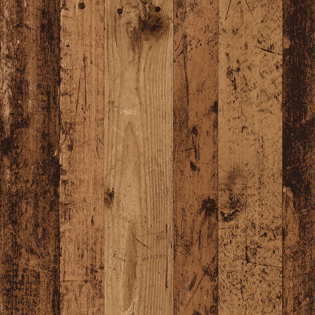 Commode d'angle vieux bois 60x41x58 cm bois d'ingénierie - Imagem 9