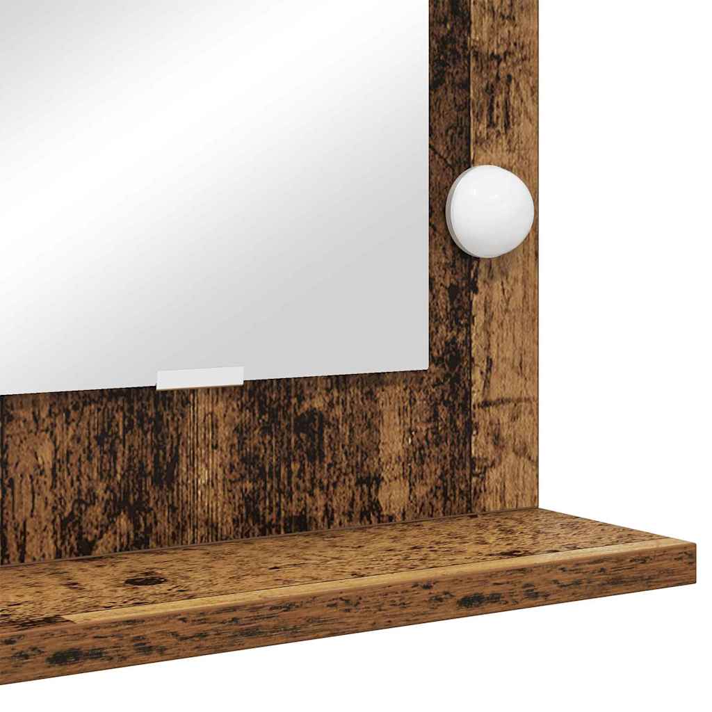 Miroir de vanité Rectangulaire Chêne artisanal - Imagem 18