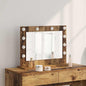 Miroir de vanité Rectangulaire Chêne artisanal - Imagem 12