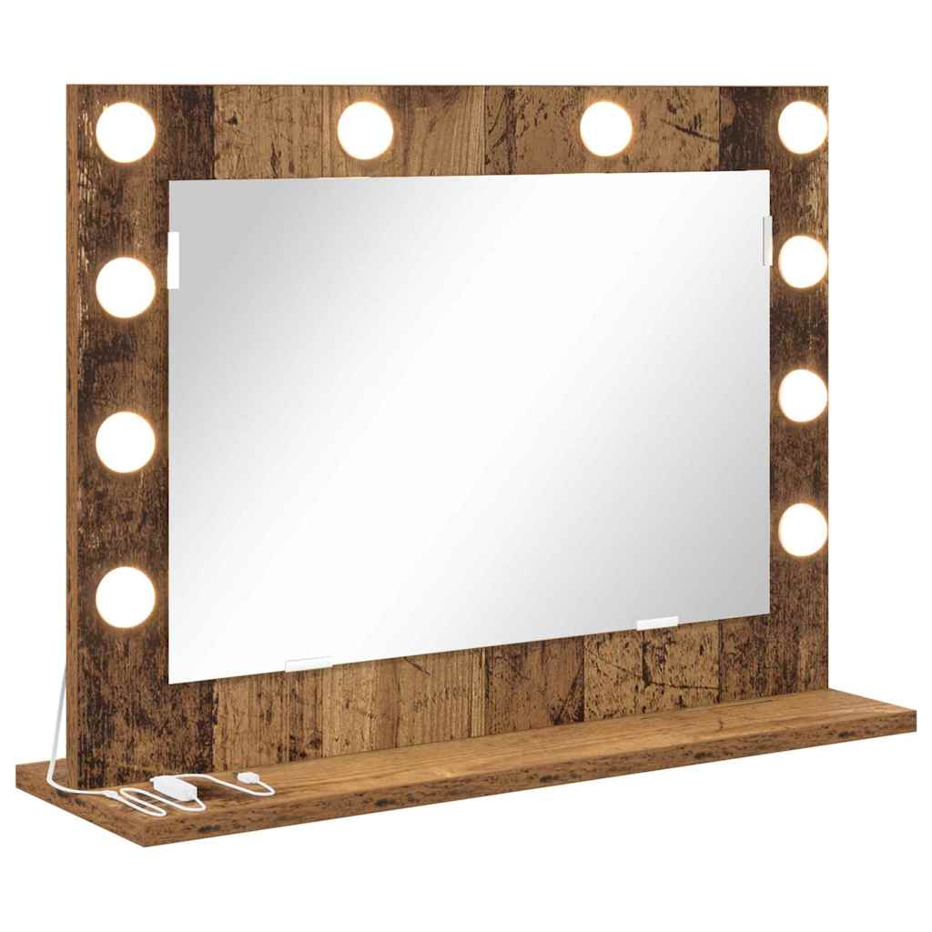 Miroir de vanité Rectangulaire Chêne artisanal - Imagem 13