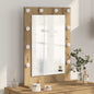 Miroir de vanité Rectangulaire Chêne artisanal - Sensuri Maison