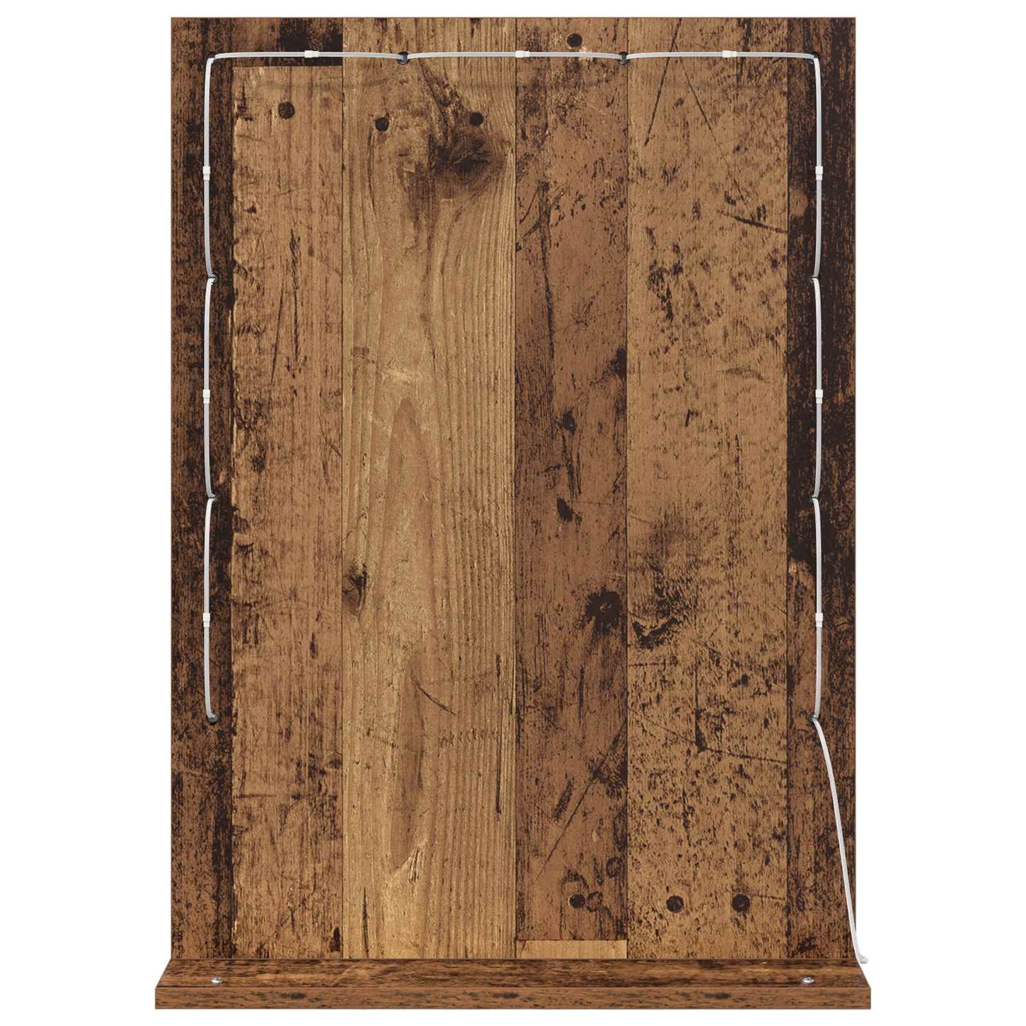 Miroir de vanité Rectangulaire Chêne artisanal - Sensuri Maison
