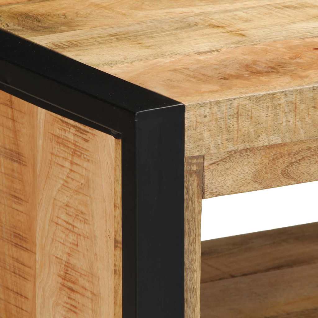 Banc à chaussures  Bois de manguier massif - Imagem 9