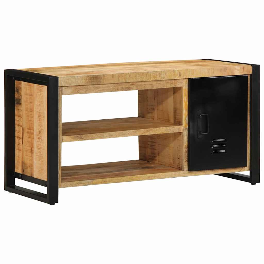 Banc à chaussures  Bois de manguier massif - Imagem 1
