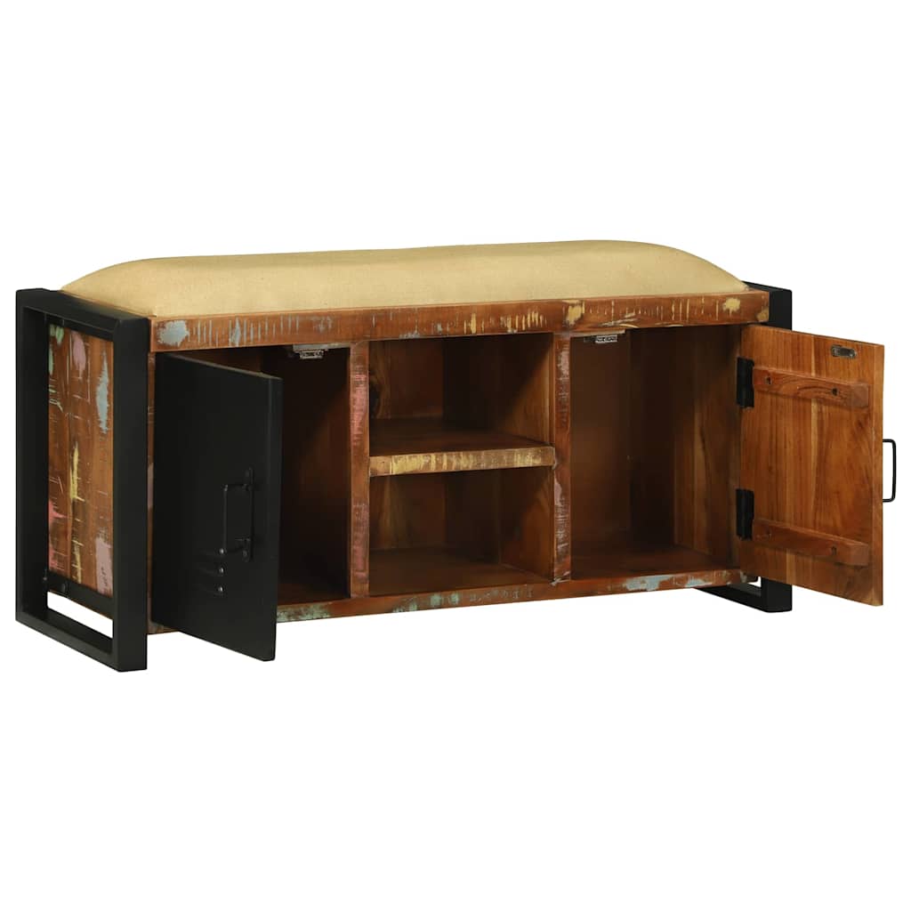 Cabinet Banc  Bois massif de récupération - Imagem 4