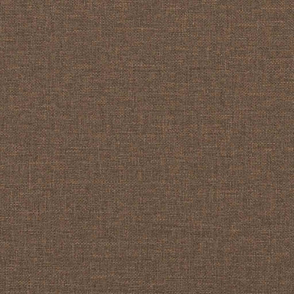 Chaise à bascule avec repose-pied Marron Tissu - Imagem 10