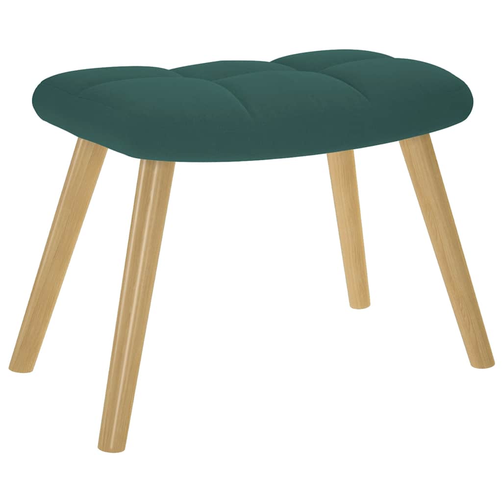 Chaise à bascule avec repose-pied - Style scandinave - Tissu - Sensuri Maison