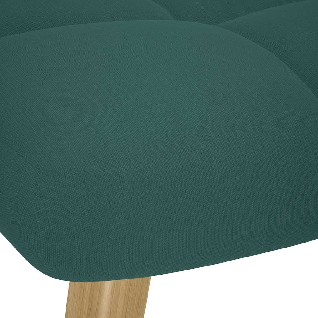 Chaise à bascule avec repose-pied - Style scandinave - Tissu - Sensuri Maison