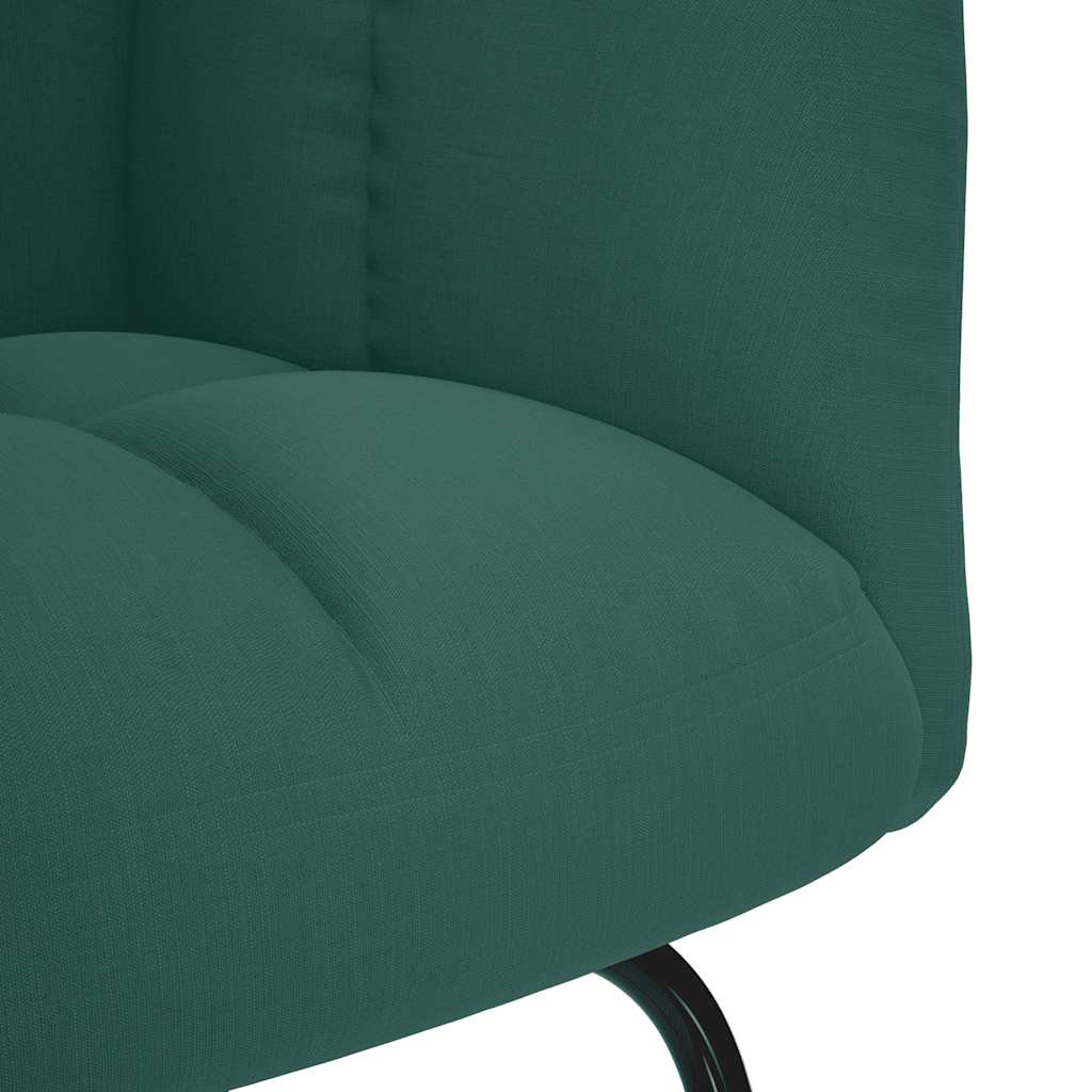 Chaise à bascule avec repose-pied - Style scandinave - Tissu - Sensuri Maison