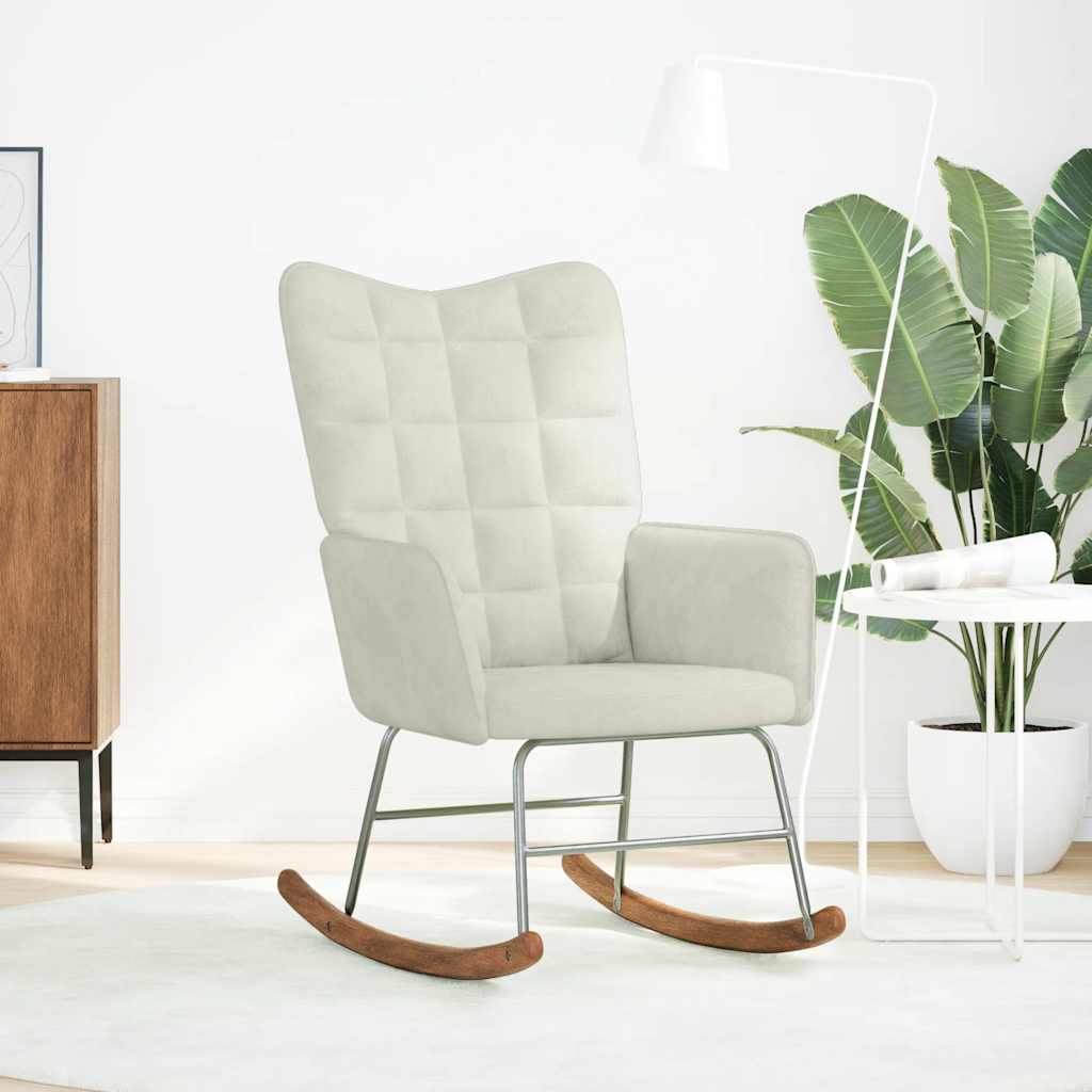 Chaise à bascule  Velours - Imagem 2