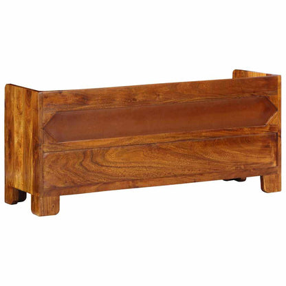 Banc à chaussures avec tiroir  miel - Imagem 6