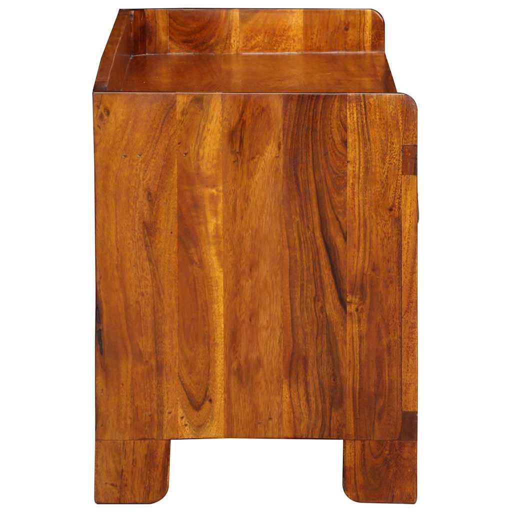 Banc à chaussures avec tiroir  miel - Imagem 5