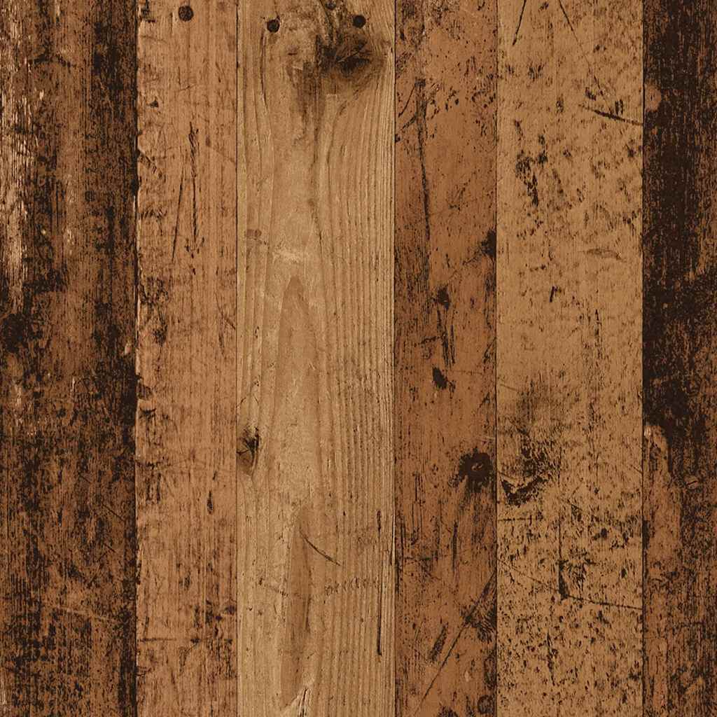 Banc de rangement vieux bois 102x42x45 cm bois d'ingénierie - Imagem 7