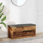 Banc de rangement vieux bois 102x42x45 cm bois d'ingénierie - Imagem 1