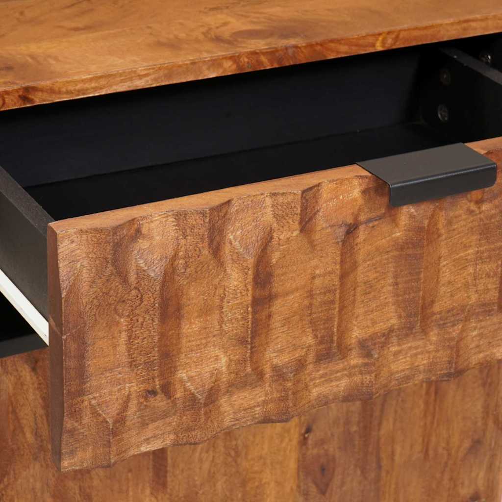 Cabinet de chevet   Bois de mangue massif - Imagem 7