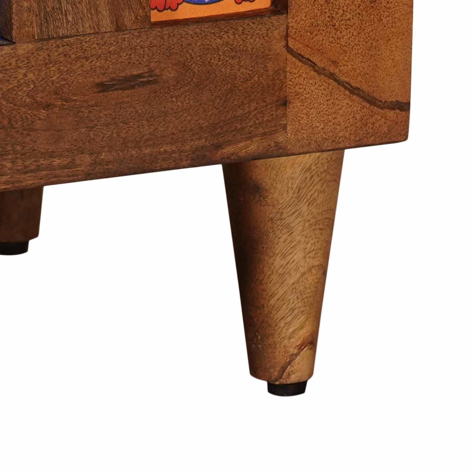 Cabinet de chevet   Bois de mangue massif - Imagem 8