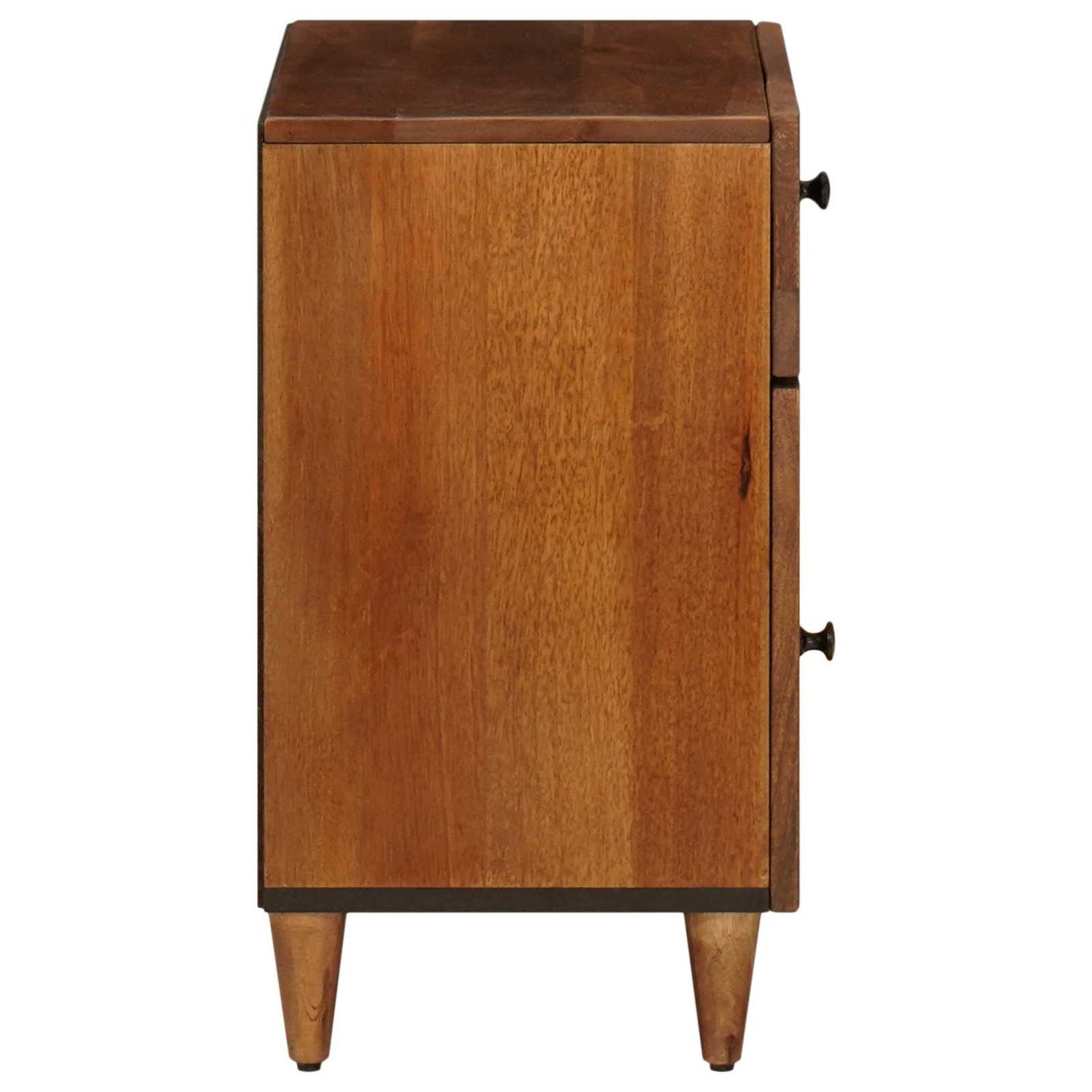 Cabinet de chevet   Bois de mangue massif - Imagem 4