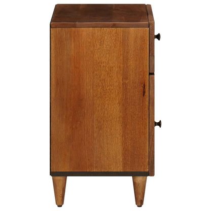Cabinet de chevet   Bois de mangue massif - Imagem 4