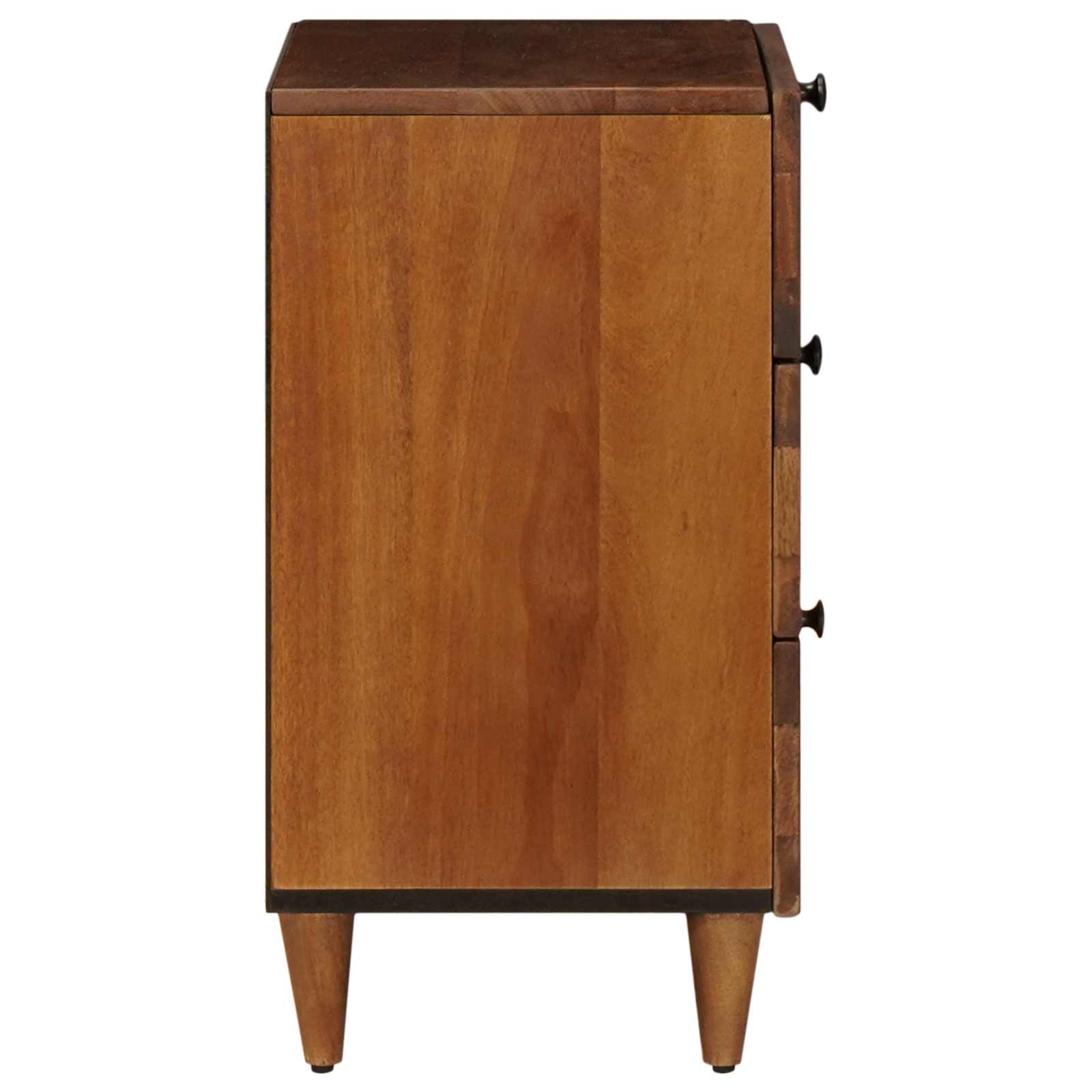 Cabinet de chevet   Bois de mangue massif - Imagem 4