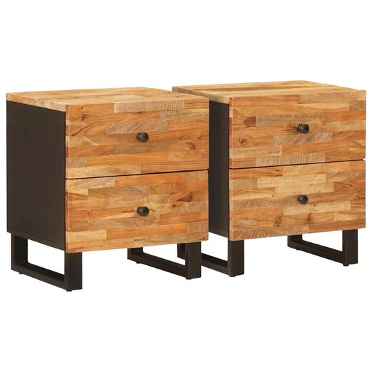 Cabinet de chevet avec tiroir 2 pcs - Imagem 1
