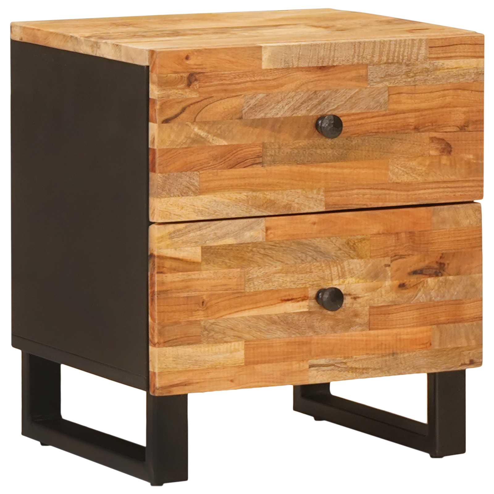 Cabinet de chevet avec tiroir 2 pcs - Imagem 2