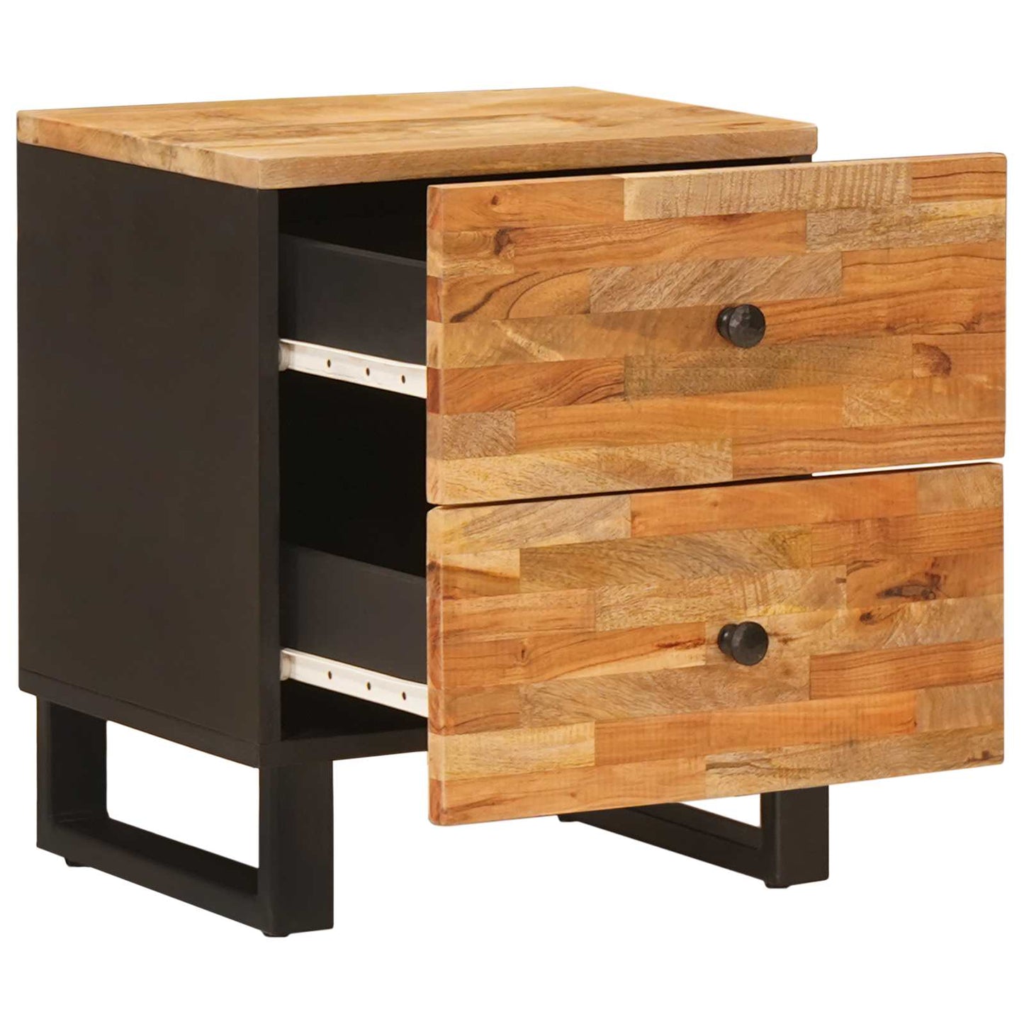 Cabinet de chevet avec tiroir 2 pcs - Imagem 3