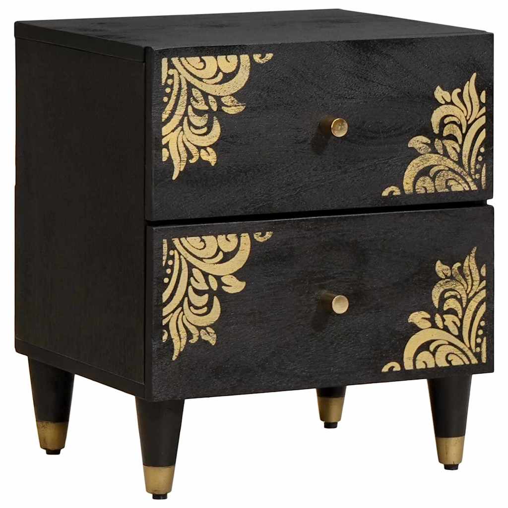 Cabinet de chevet   Bois de mangue massif - Imagem 1