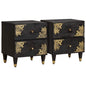 Cabinet de chevet avec tiroir 2 pcs - Imagem 1