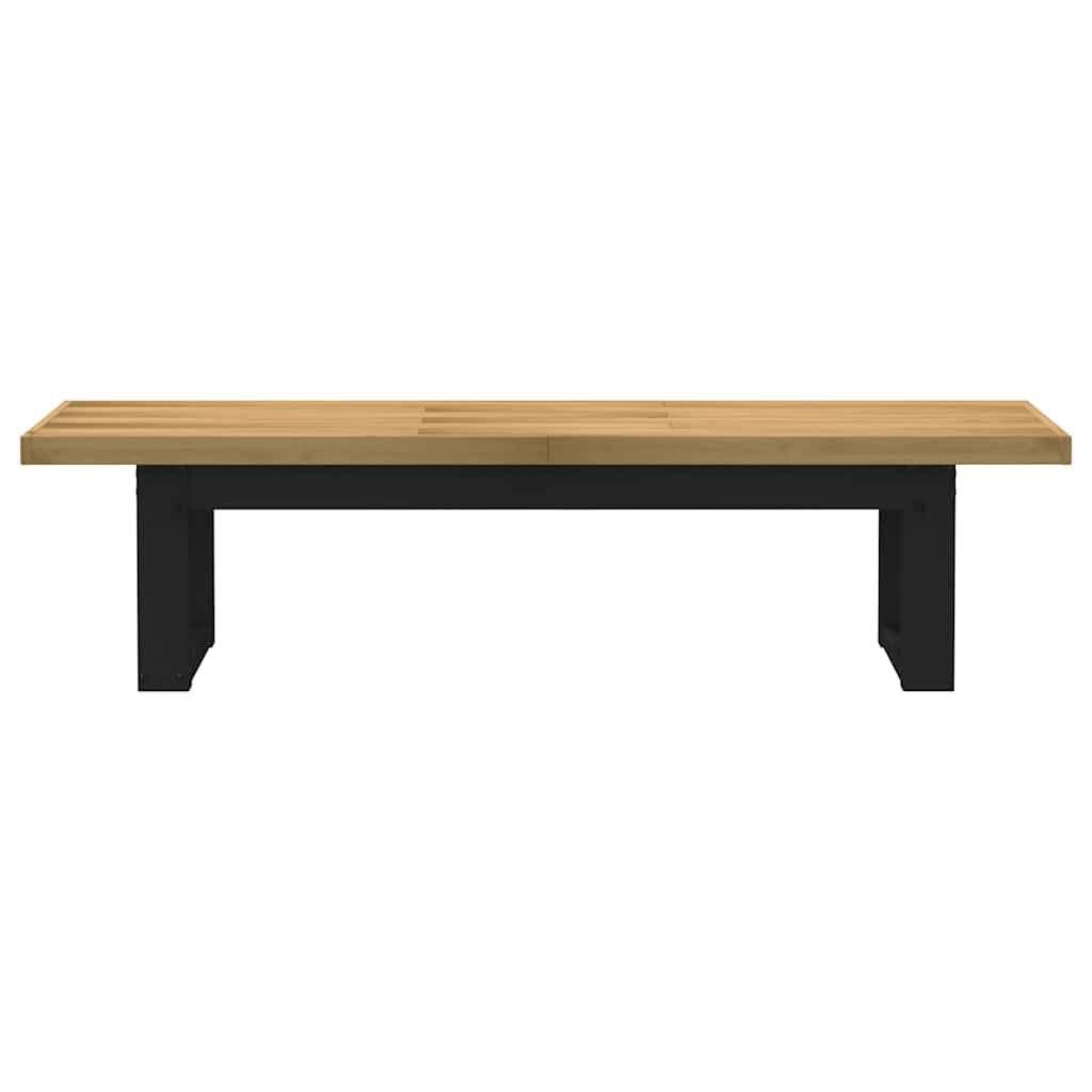 Banc à manger NOAIN pieds en forme de U 180x40x45 cm massif pin - Imagem 3