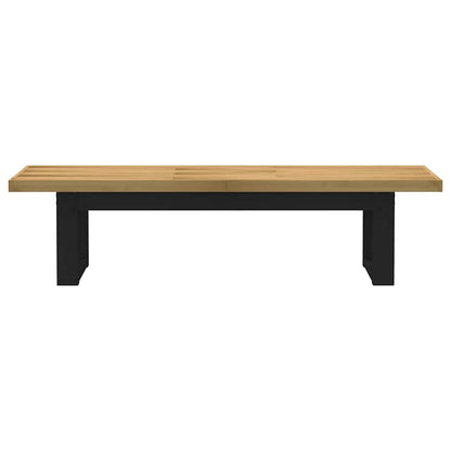 Banc à manger NOAIN pieds en forme de U 180x40x45 cm massif pin - Imagem 3