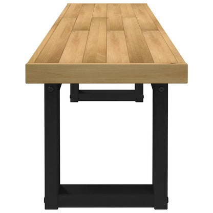 Banc à manger NOAIN pieds en forme de U 180x40x45 cm massif pin - Imagem 4