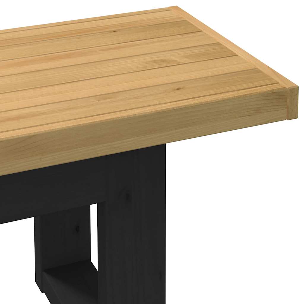 Banc à manger NOAIN pieds en forme de U 180x40x45 cm massif pin - Imagem 6