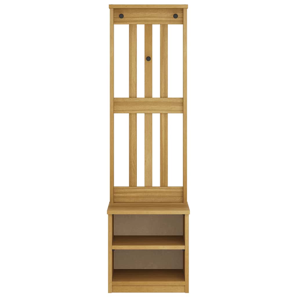 Portemanteau SANDNES 45x40x159,5 cm bois massif pin - Imagem 5