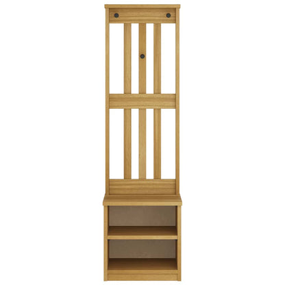 Portemanteau SANDNES 45x40x159,5 cm bois massif pin - Imagem 5
