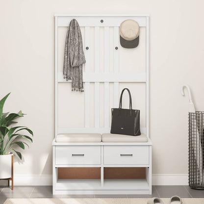 Portemanteau SANDNES  87x40x159,5 cm bois massif pin - Imagem 4