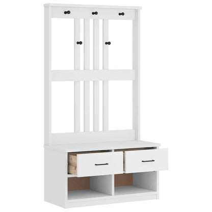 Portemanteau SANDNES  87x40x159,5 cm bois massif pin - Imagem 5