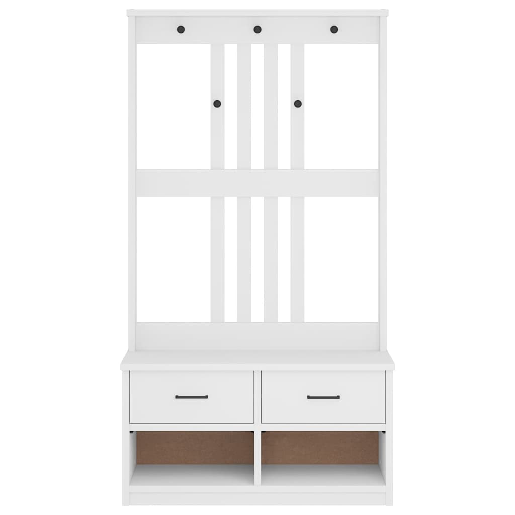 Portemanteau SANDNES  87x40x159,5 cm bois massif pin - Imagem 6