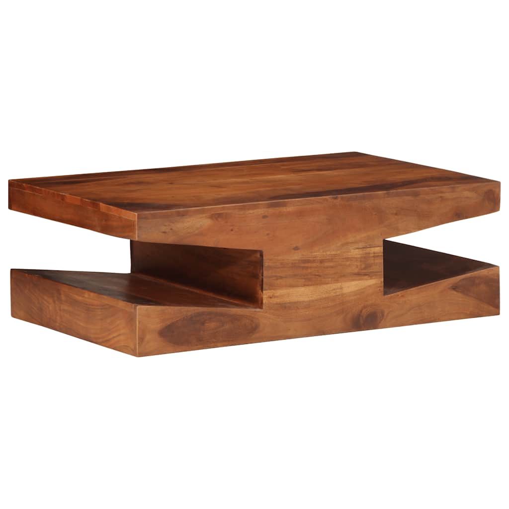 Table basse 90x60x30 cm bois massif d'acacia - Imagem 1