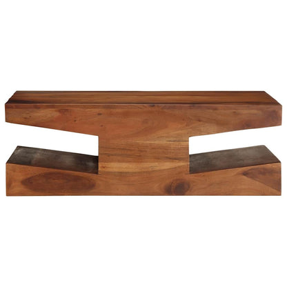 Table basse 90x60x30 cm bois massif d'acacia - Imagem 2