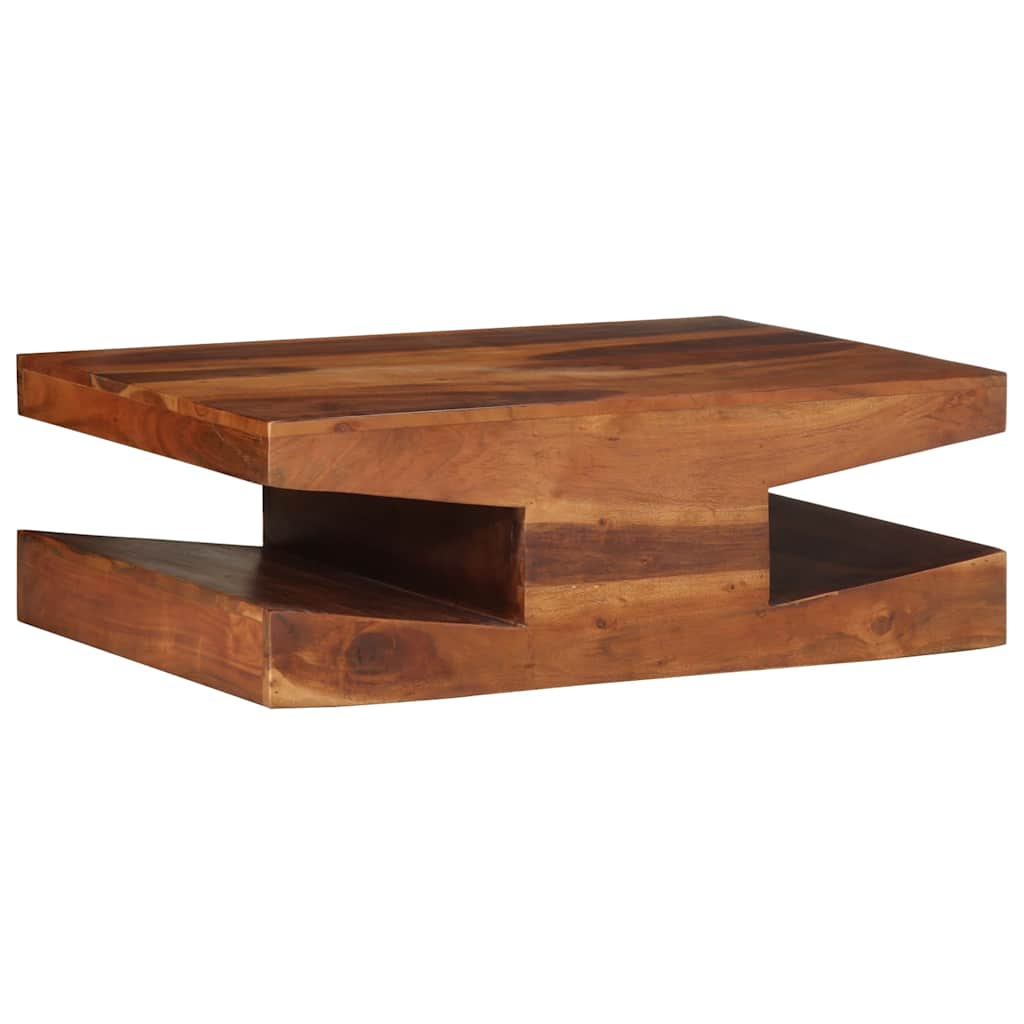 Table basse 90x60x30 cm bois massif d'acacia - Imagem 9